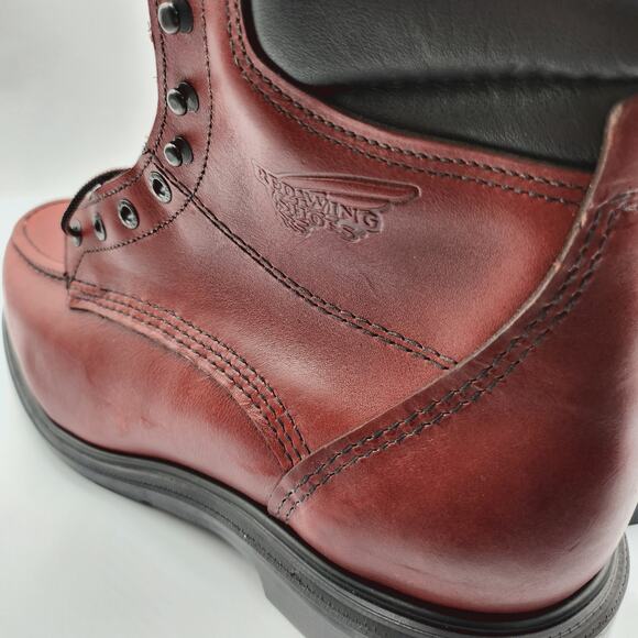 Mens Size 12 E2 Red Wing Work Boots SuperSole Leather Oxblood #202 New main image 5